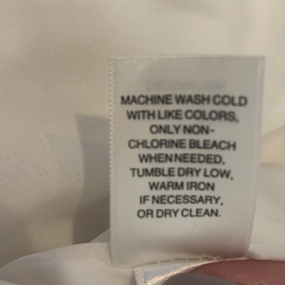 Modern boot cut, white, wide-leg pants. - Picture 9 of 12